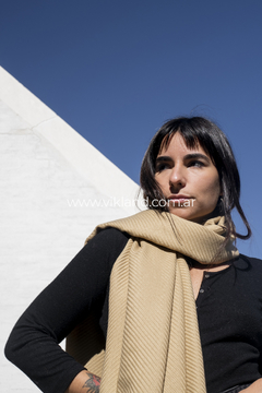 PASHMINA LISO CAMEL - comprar online