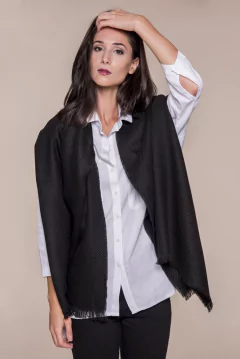 PASHMINA LISO NEGRO - comprar online