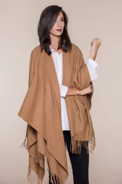 RUANA LISO CAMEL