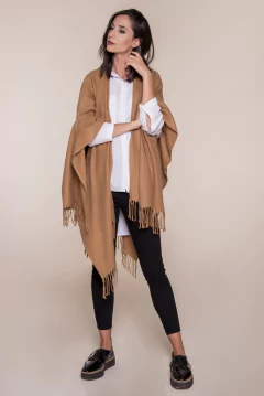 RUANA LISO CAMEL - comprar online