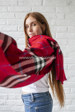 PASHMINA BRIT ROJO - Vikland