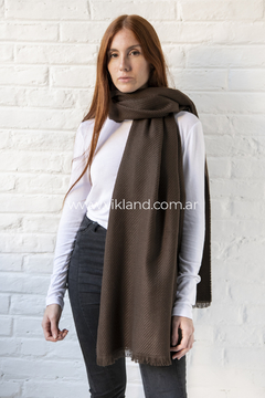 PASHMINA LISO MARRON