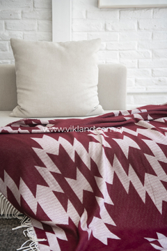 MANTA FRIDA MERLOT - comprar online