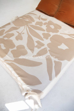 Imagen de MANTA BOUQUET BEIGE
