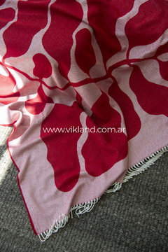 MANTA BOTANICO ROJO - comprar online