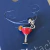 Berloque de Cocktail com Fruta Aço | Pistache Acessórios