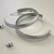 Brinco Argola Aço Inox Hipoalergênico Riscado Oval | Pistache Acessórios