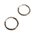 Brinco Mini Argola Lisa Folheado a Ouro 18K