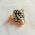 Broche de Cabeça de Leopardo com Pedras