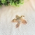 Broche de Flor Estrela Dourado