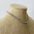 Colar Choker Coleirinha de Strass Prateado | Pistache Acessórios