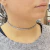 Colar Choker Coleirinha de Strass Prateado | Pistache Acessórios