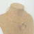 Colar Conjunto de Choker com Brinco Orgânico Dourado e Prata