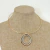 Colar Conjunto de Choker com Brinco Orgânico Dourado e Prata