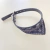 Coleira Pet com Bandana preta | Pistache Acessórios