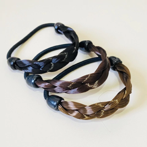 Elástico Amarrador com Trancinha - Várias Cores | Pistache acessórios