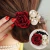 Elástico Cabelo com Flor e Pérola | Pistache Acessórios