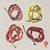 Kit Pulseiras Madeira com Bolinhas Unissex