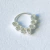 Piercing Argola com Folhas e Pedra | Pistache Acessórios