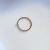 Piercing de Argola Torcida em Aço PVD Dourado
