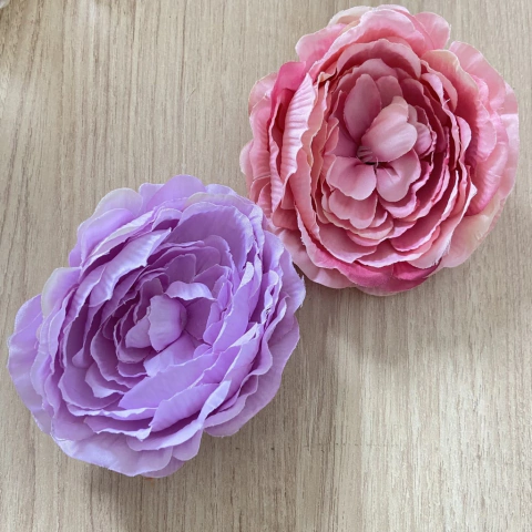 Presilha com Flor Peônia | Pistache Acessórios