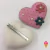 Presilha Coração Pelúcia com Pérolas Infantil - comprar online