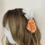 Presilha de Rosa Colorida Pequena com Pedra para Penteado