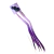 Presilha Infantil de Mecha de Cabelo Neon com Coração