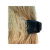 Presilha Piranha de Cabelo Grande com Pedrinhas Preta 