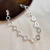 Pulseira com Elos de Círculos em Prata 925