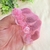 Redinha para Coque Rosa com Flores
