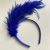 Tiara Fantasia de Plumas Coloridas | Pistache Acessórios