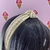 Tiara Turbante Bordada com Pedrinhas | Pistache Acessórios