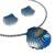 Colar Choker de Aro com Pingente Concha em Metal