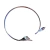 Colar Choker de Aro com Flor Copo de Leite Pequeno