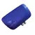 Clutch azul royal de festa com mini paetês bordados, fecho de metal dourado e alça de corrente. Modelo sofisticado para casamentos, eventos e formaturas.