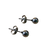 Brinco Bolinha Aço Inox Hipoalergênico | Pistache Acessórios