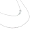 Corrente Fina 44 cm Prata 925