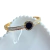 Pulseira Bracelete com Números Romanos e Pedras em Aço Inox