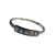 Pulseira Bracelete com Pedras Brancas em Aço Inox