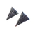 Brinco Triangulo Grande com Desenho Egípcio 