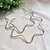Colar Choker de Aro de Estrela em Metal