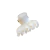 Presilha Piranha Pequena de Nylon Branco Leitosa