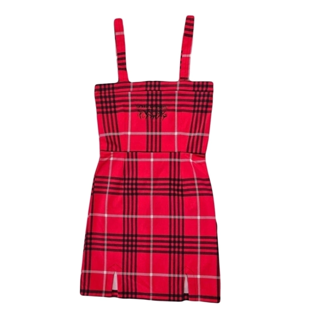 VESTIDO ALICE SPINE ESCOCÉS