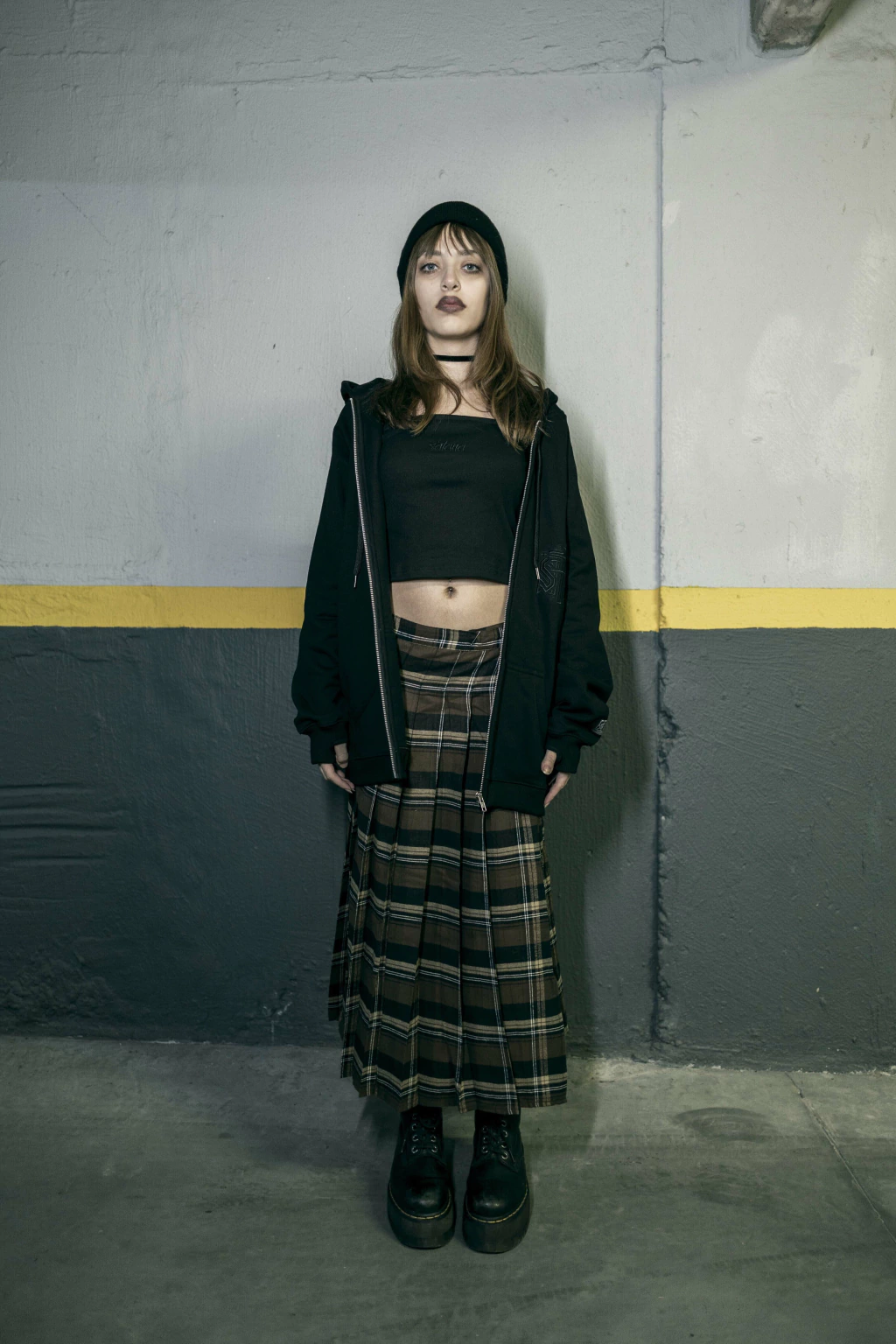 FALDA VIVIENNE MAXI ESCOCESA