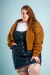 JUMPER RAFFAELLA CORTO - DENIM AZUL - en internet