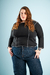 CAMISETA NINA NEGRO