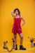 JUMPER RAFFAELLA CORTO - ROJO