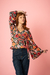 BLUSA BELUCCI - ROSAS - - comprar online