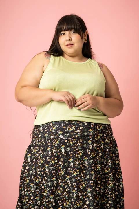 MUSCULOSA BARI - VERDE LIMON - tienda online